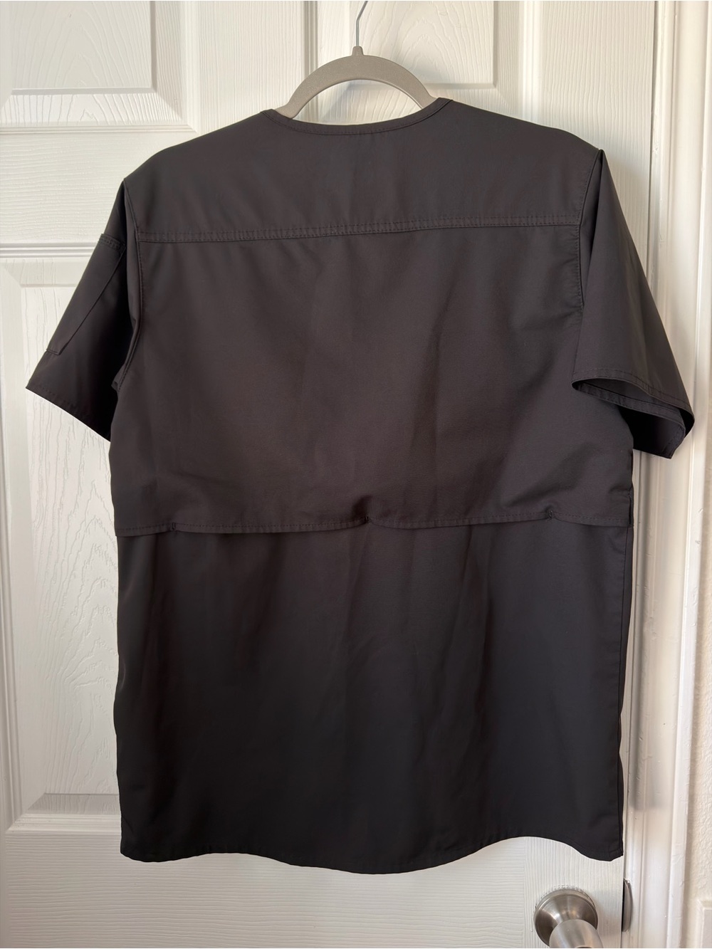 Carhartt Modern Fit Black Scrub Top Women’s Small V-Neck Stretch - Picture 5 of 8